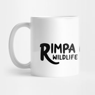 Rimpa with Giraffe, BLACK PRINT Mug